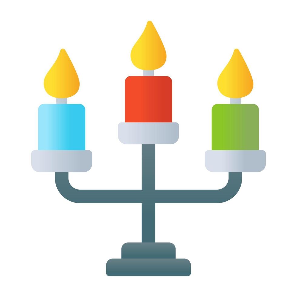 Candle Stand and candlesticks vector