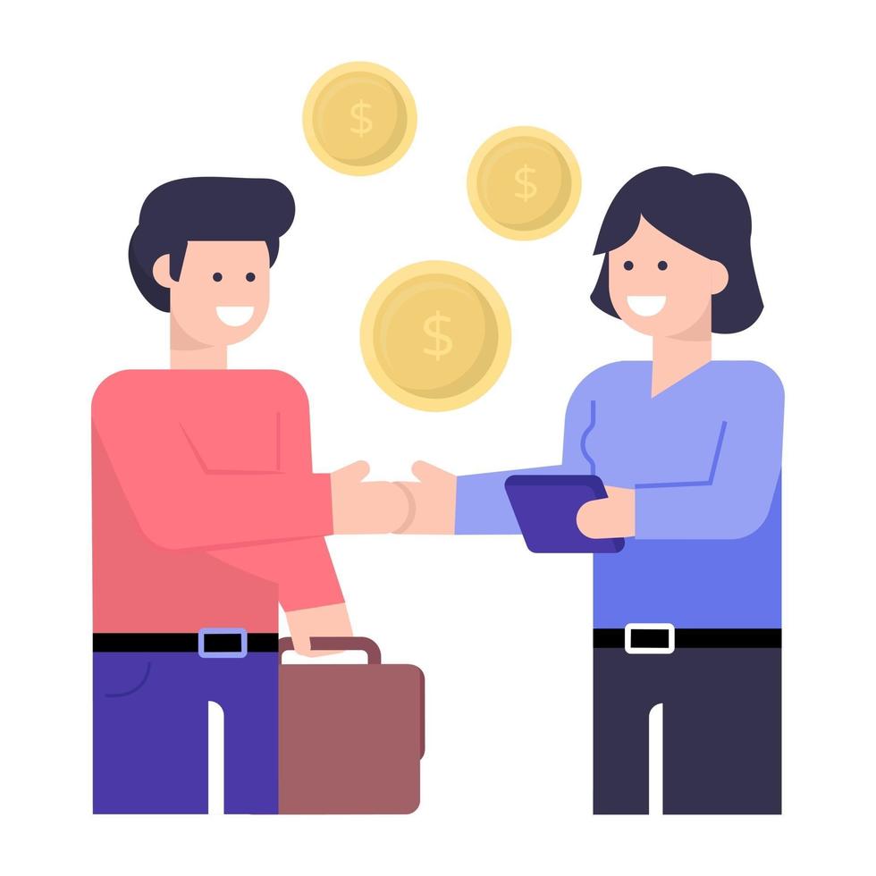Investor and Backer vector
