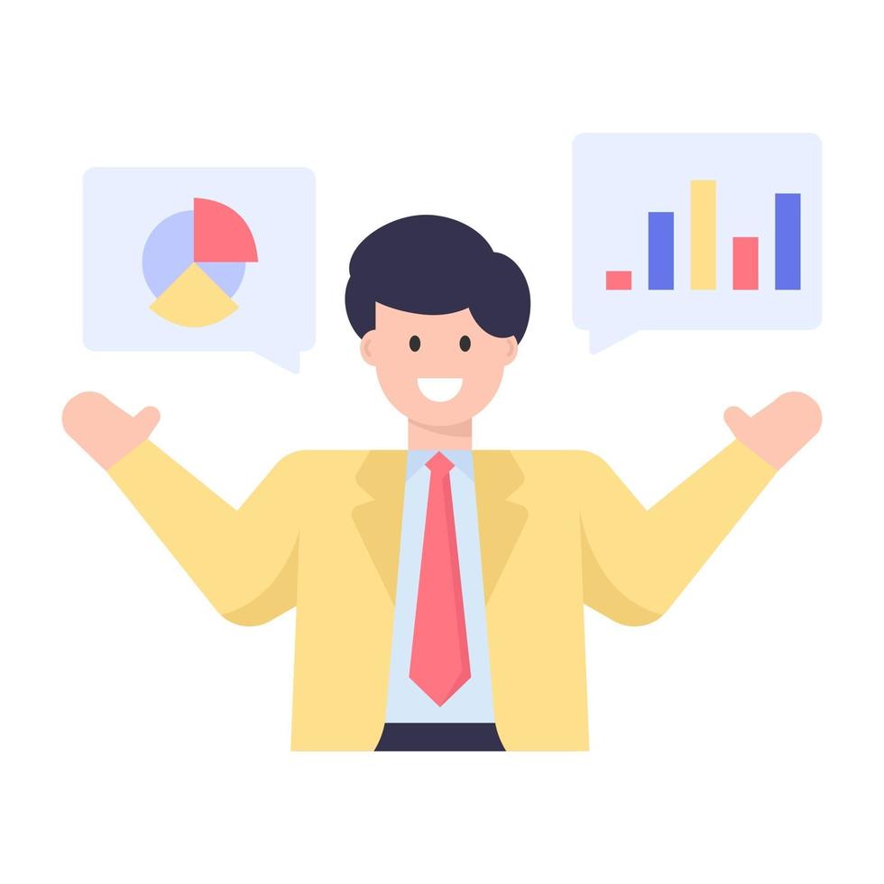 Infographic Presentation and Statistics vector