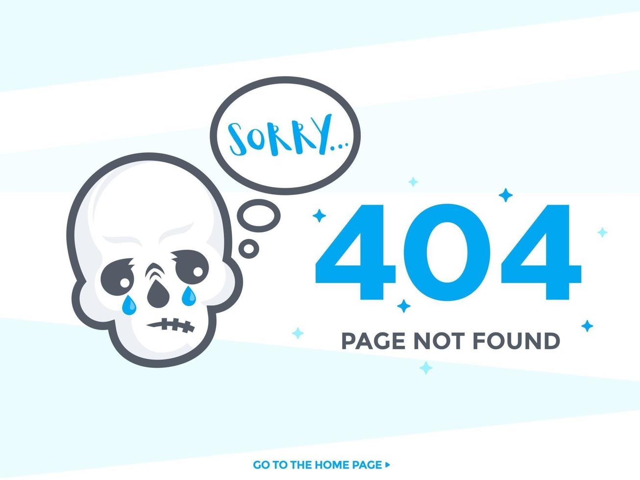 404 page not found vector template