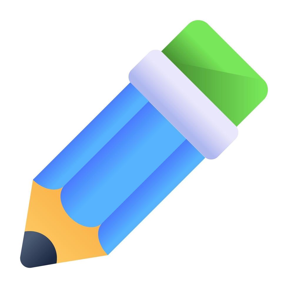Pencil and sketching tool vector