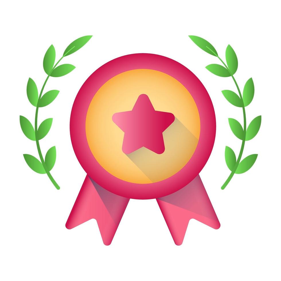 Winner Badge and Achievement vector