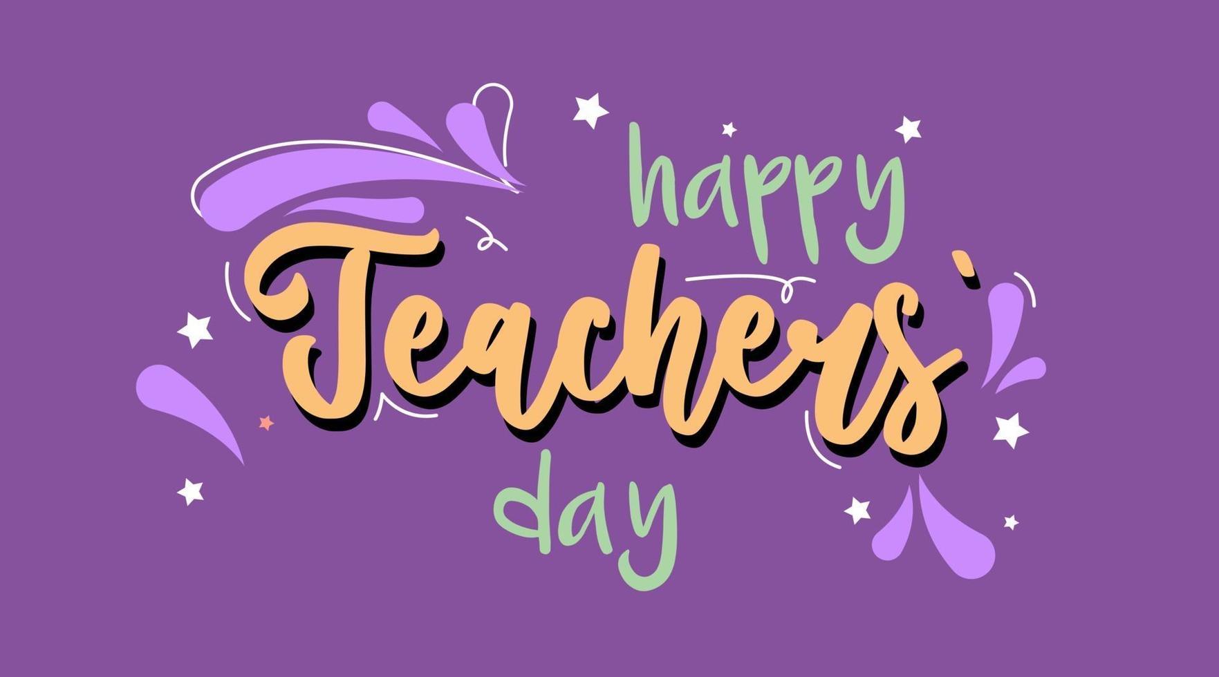 Happy teachers' day background illustration vector 3242303 Vector Art at  Vecteezy