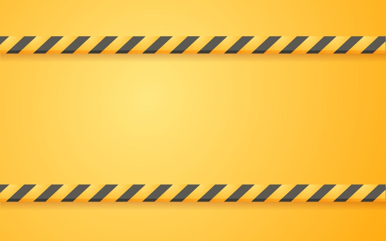 Editable text effect - under construction 3d template style vector