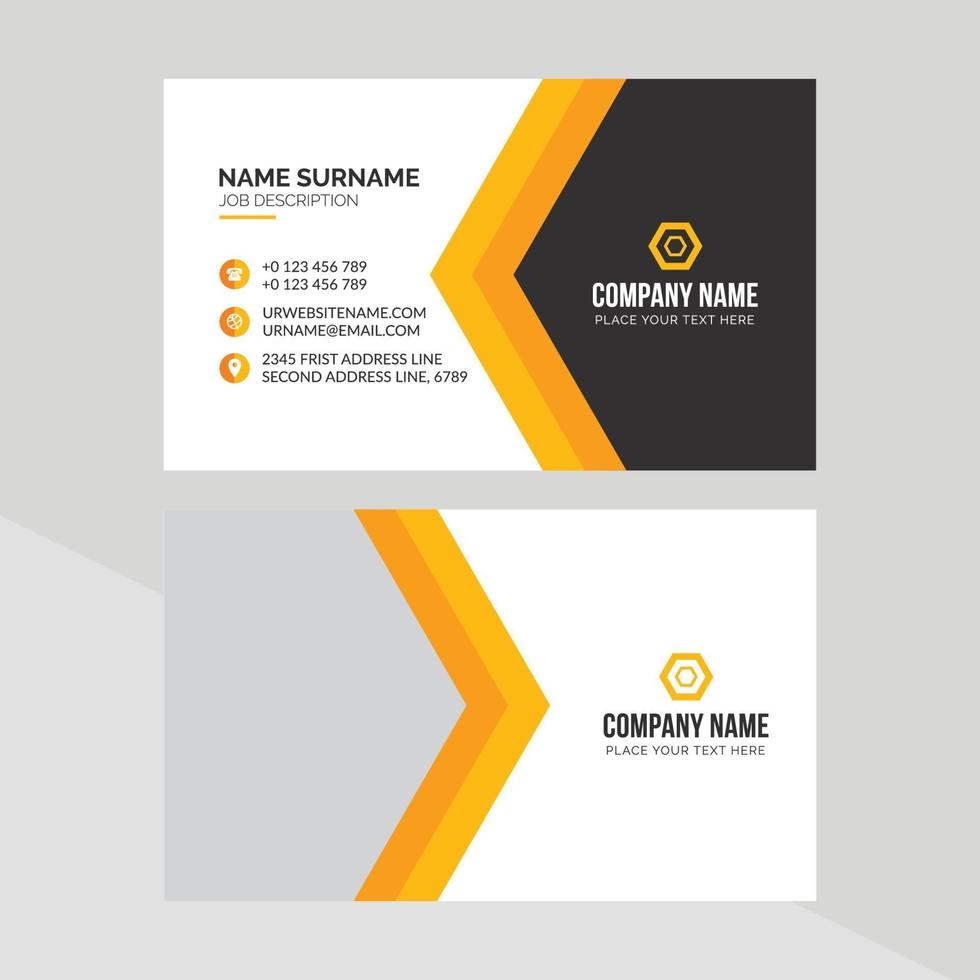 Modern Creative Business Card Template vector