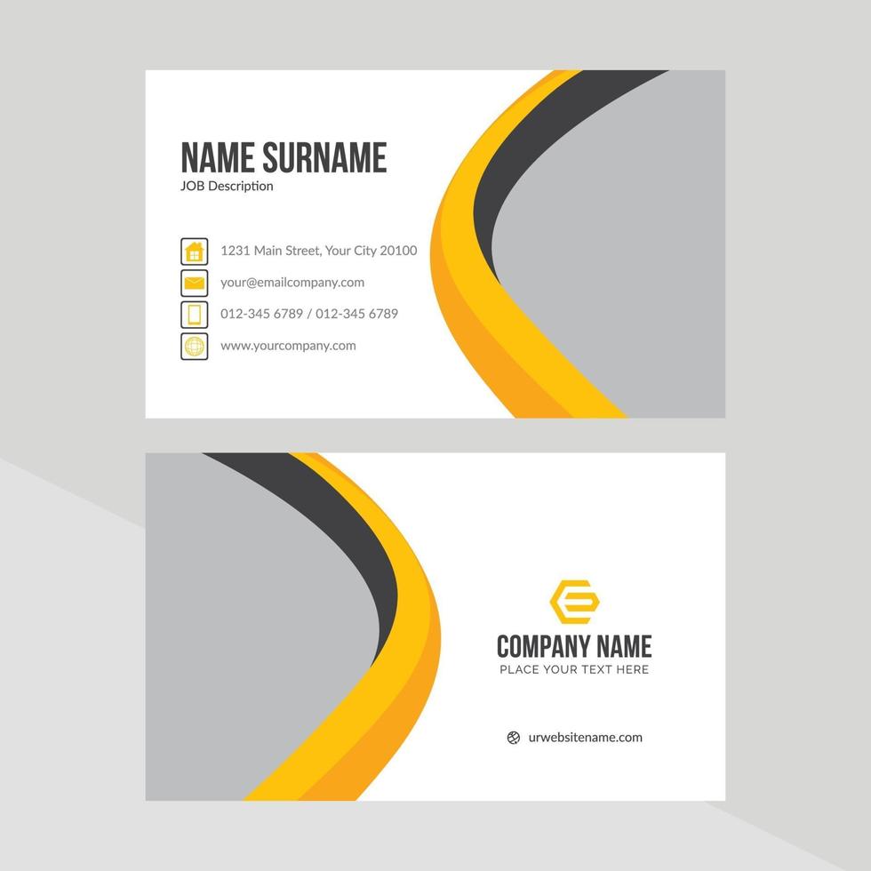 Modern Creative Business Card Template vector