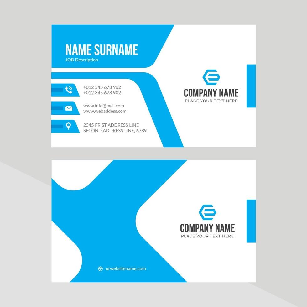 Modern Creative Business Card Template vector