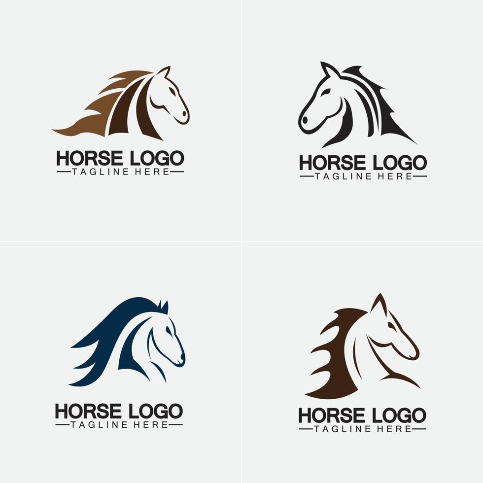 Horse Logo Template Vector illustration design