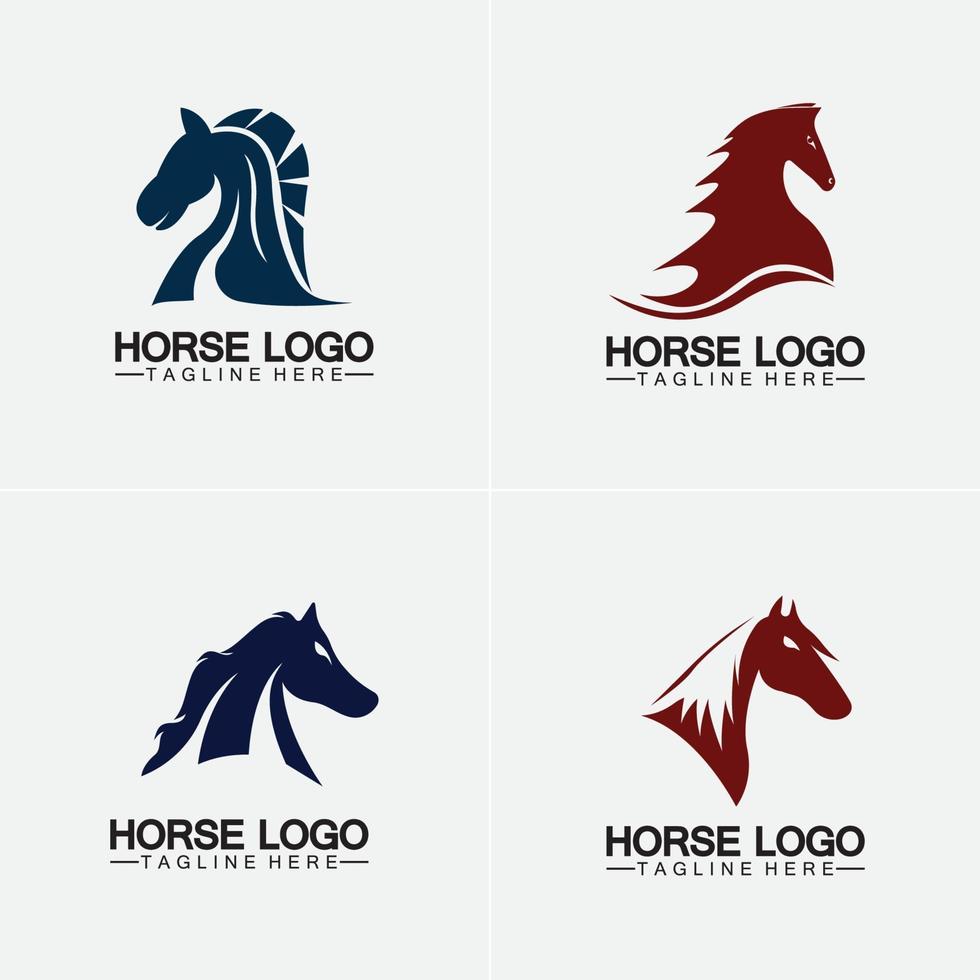 Horse Logo Template Vector illustration design