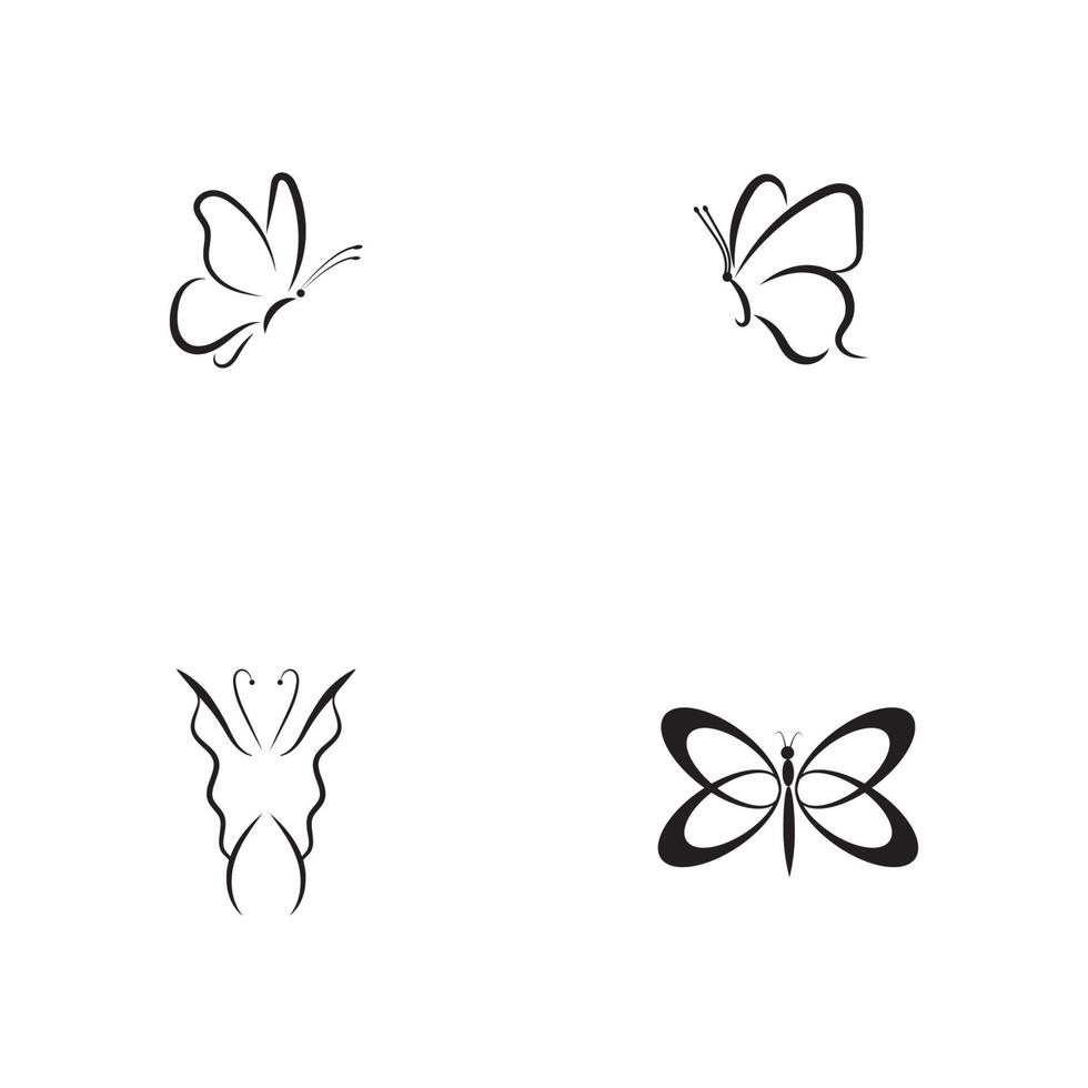Butterfly Conceptual Simple Logo Design Template Vector Illustration butterfly-conceptual-simple-logo-design-template-vector-illustration