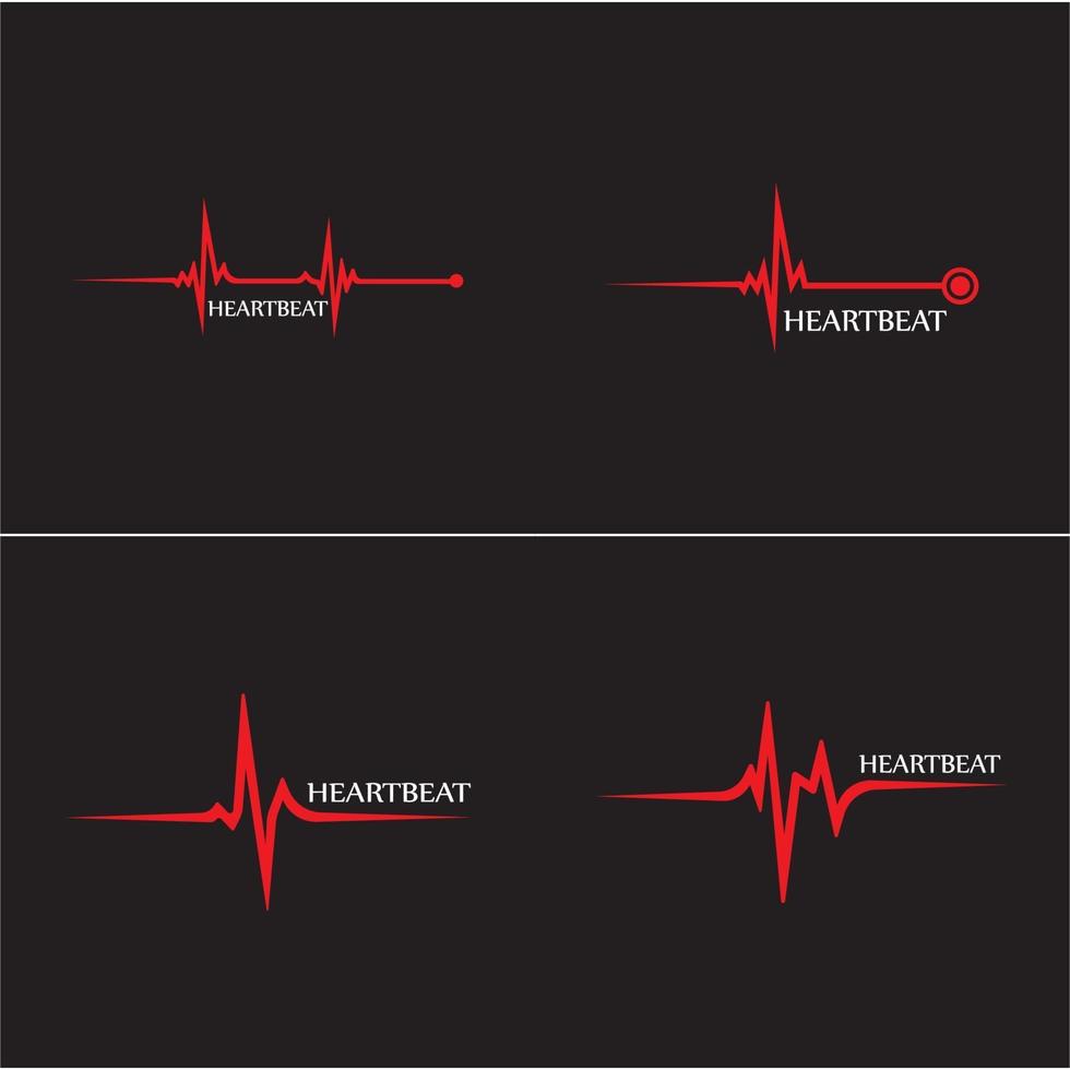 ART DESIGN HEALTH MEDICAL HEARTBEAT PULSE vector