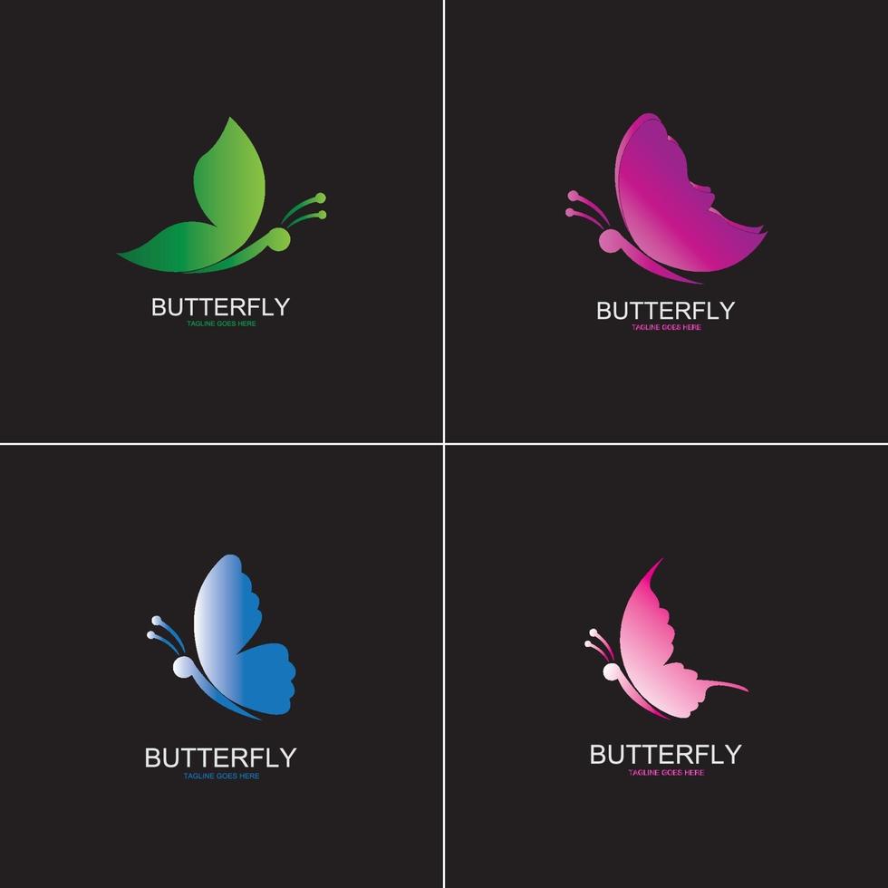 Beauty Butterfly icon design vector