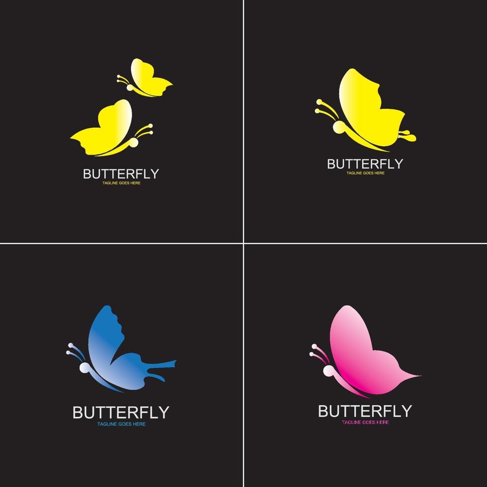 Beauty Butterfly icon design vector