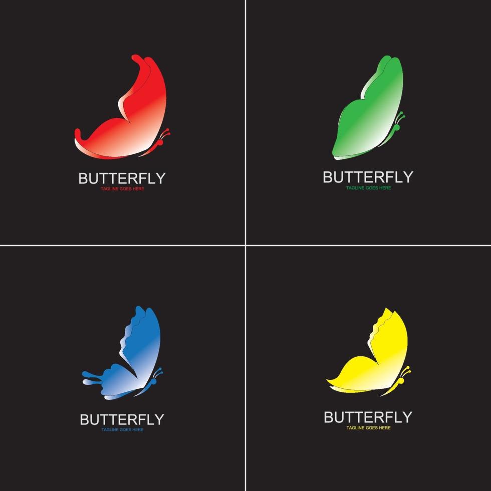 Beauty Butterfly icon design vector