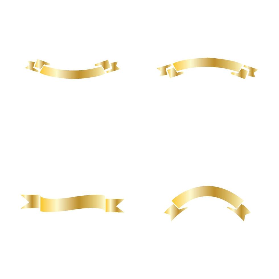 GOLD RIBBON VECTOR 3243176 Vector Art at Vecteezy