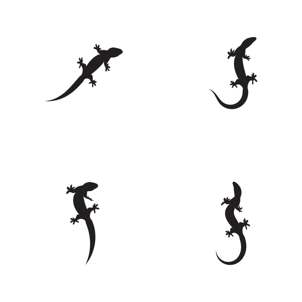 lizard vector icon logo and symbol template