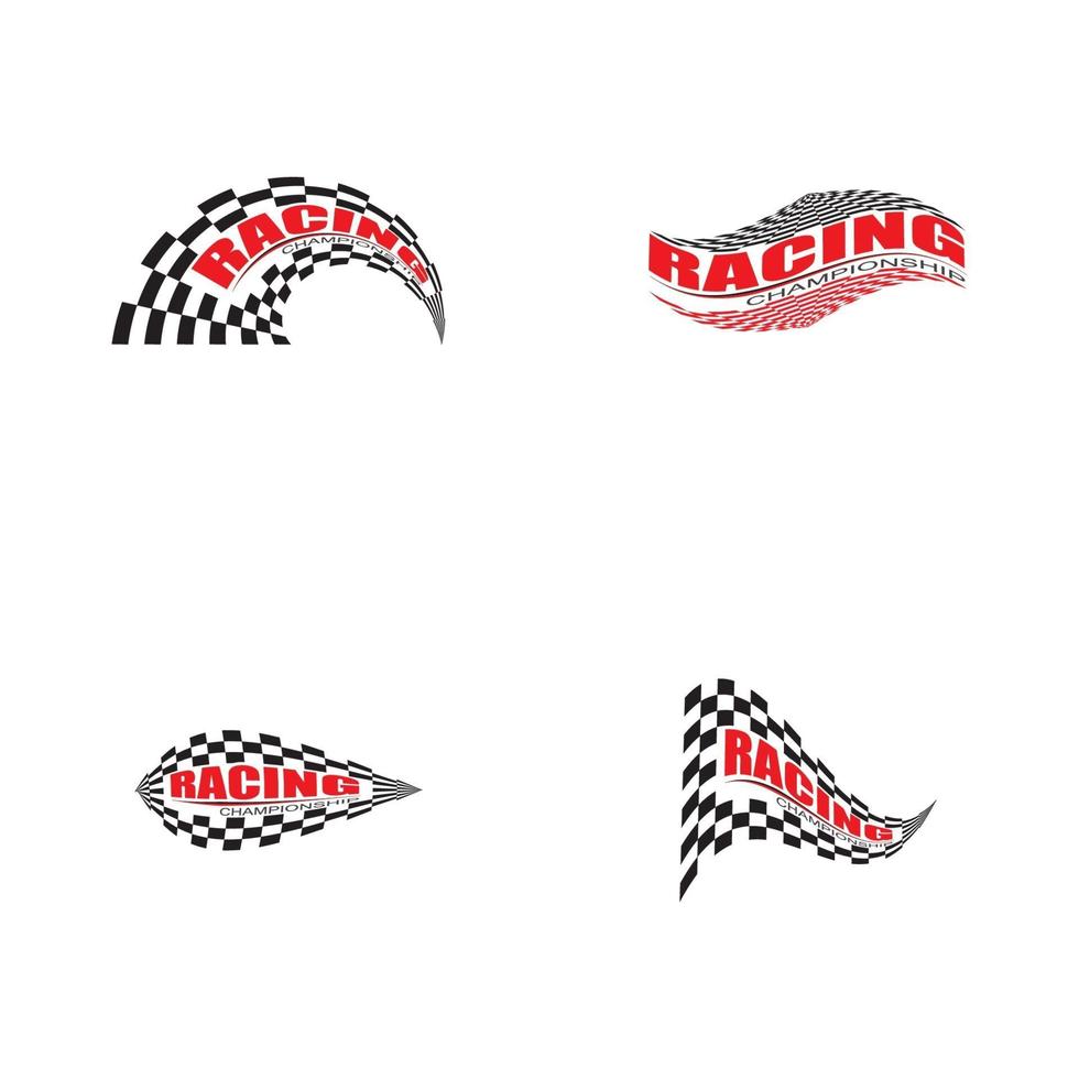 Race flag icon design vector