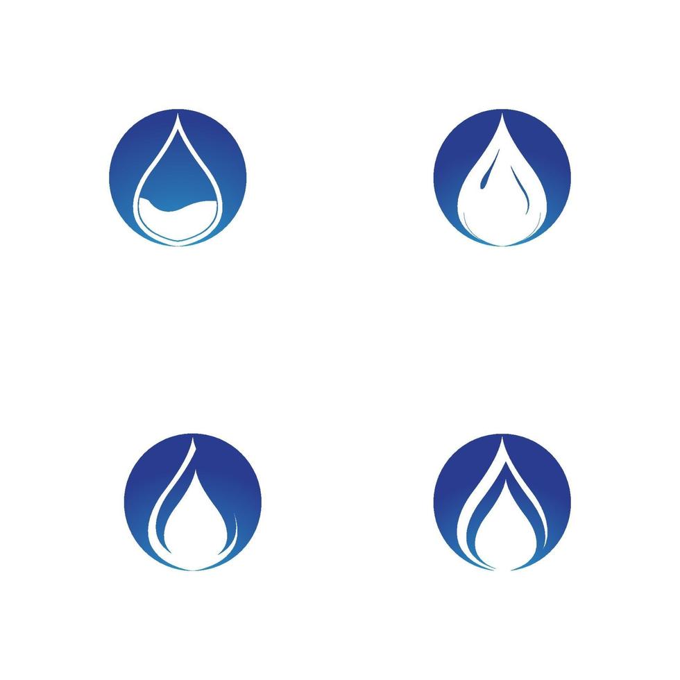 Water drop Logo Template vector