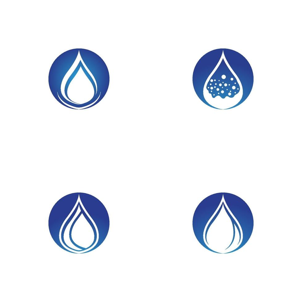 Water drop Logo Template vector