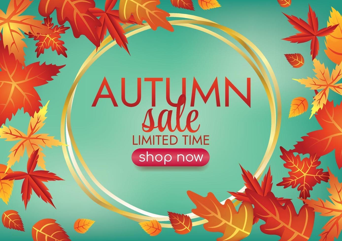 warm weather autumn season art vector