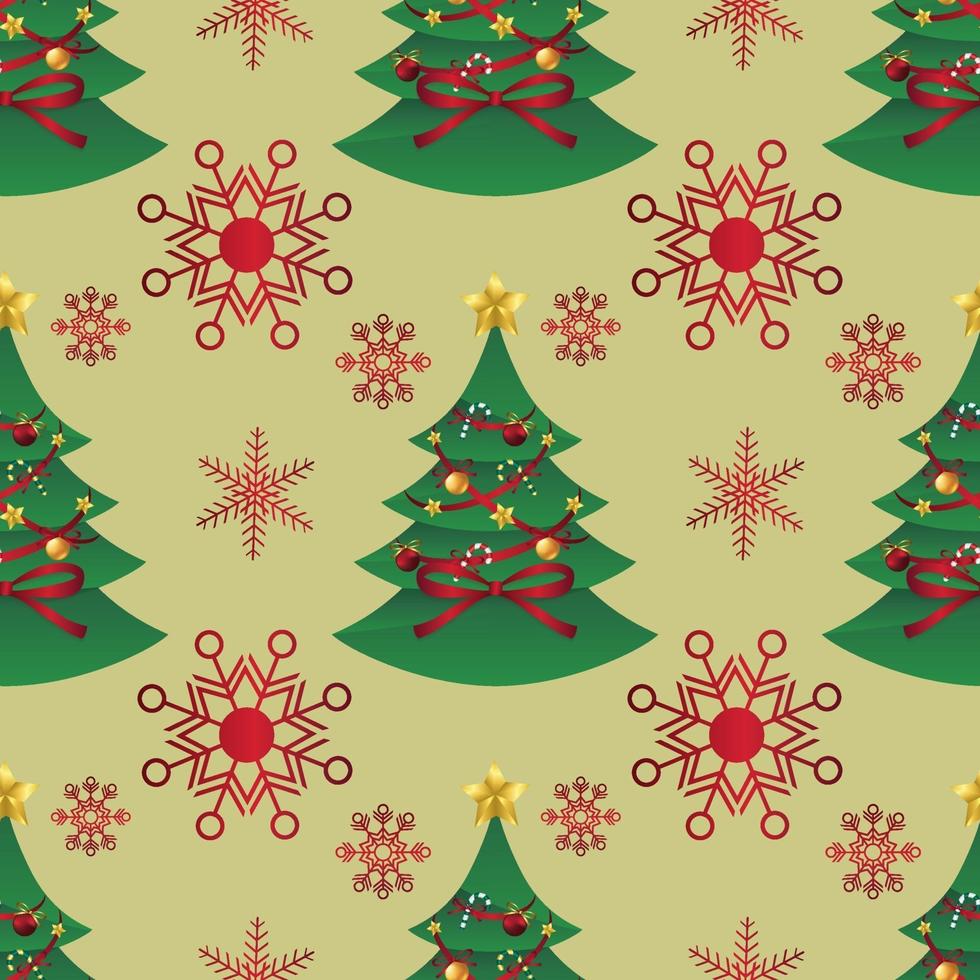 merry christmas seamless background vector