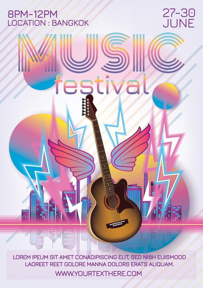 music party music festival vector