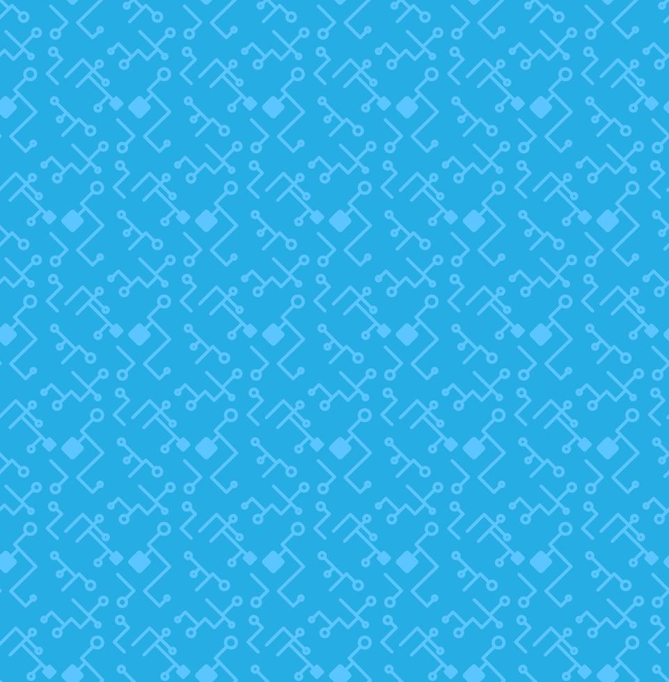 Computer Processor Chip Seamless Pattern vector