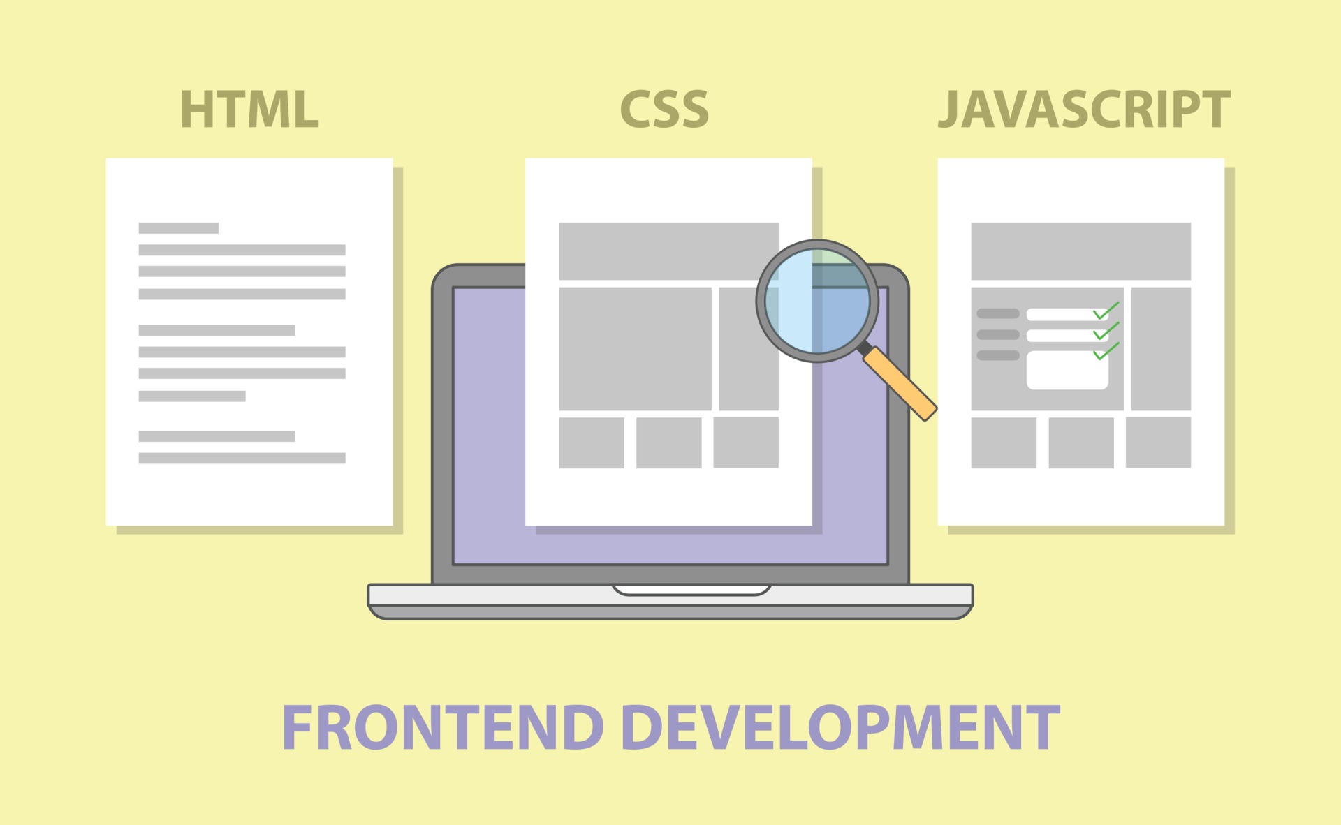 frontend website development compare comparison 3244479 Vector Art at ...