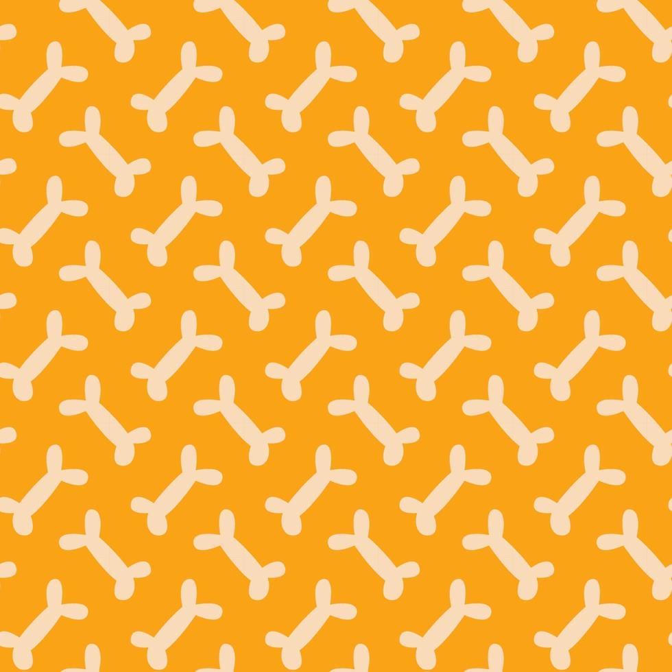 Bones seamless pattern Wrapping packaging paper Editable background vector