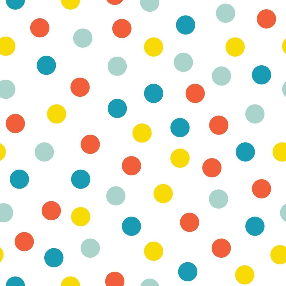 Cute bright polka dot seamless pattern festive background 3245004 ...