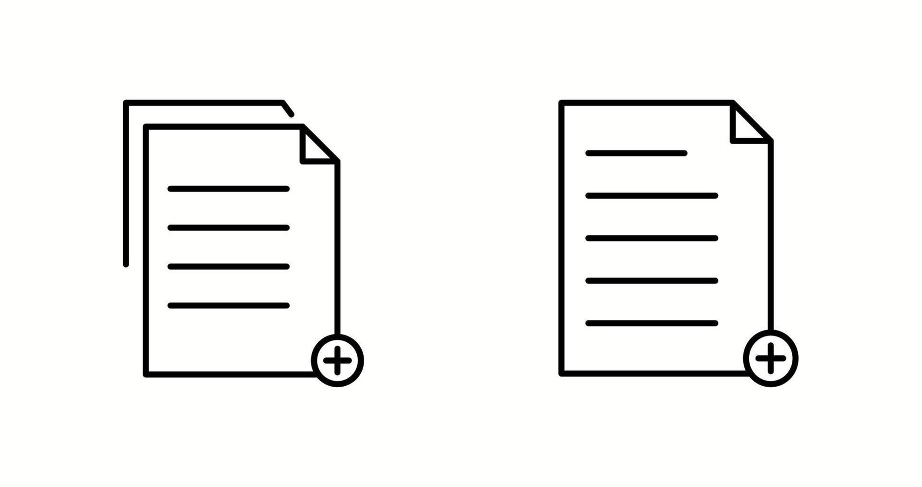 conjunto de dos iconos vectoriales únicos vector
