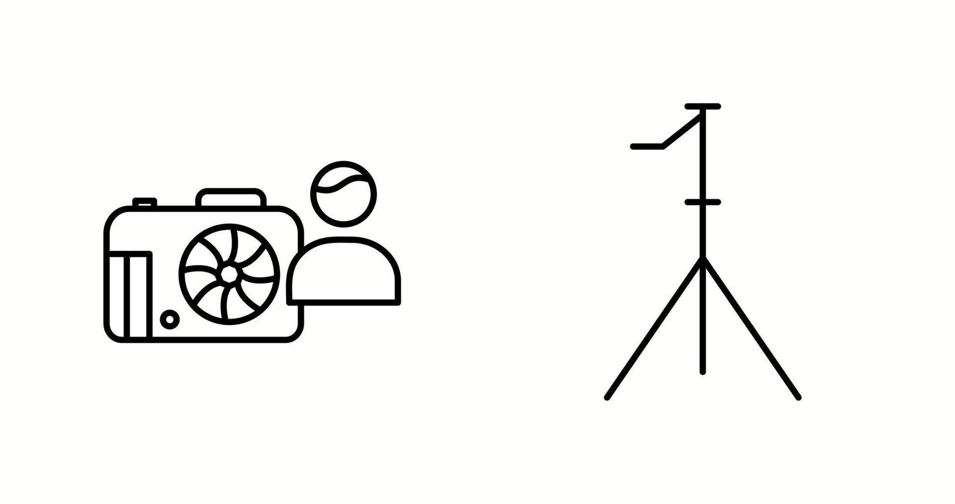 Unique Two Vector Icons Set