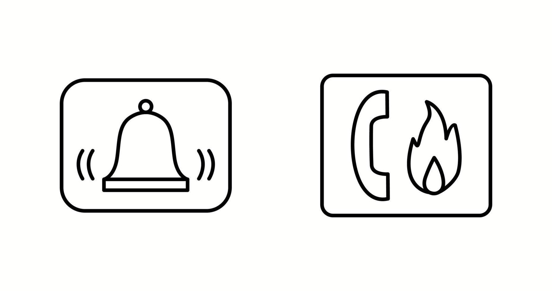 Unique Two Vector Icons Set