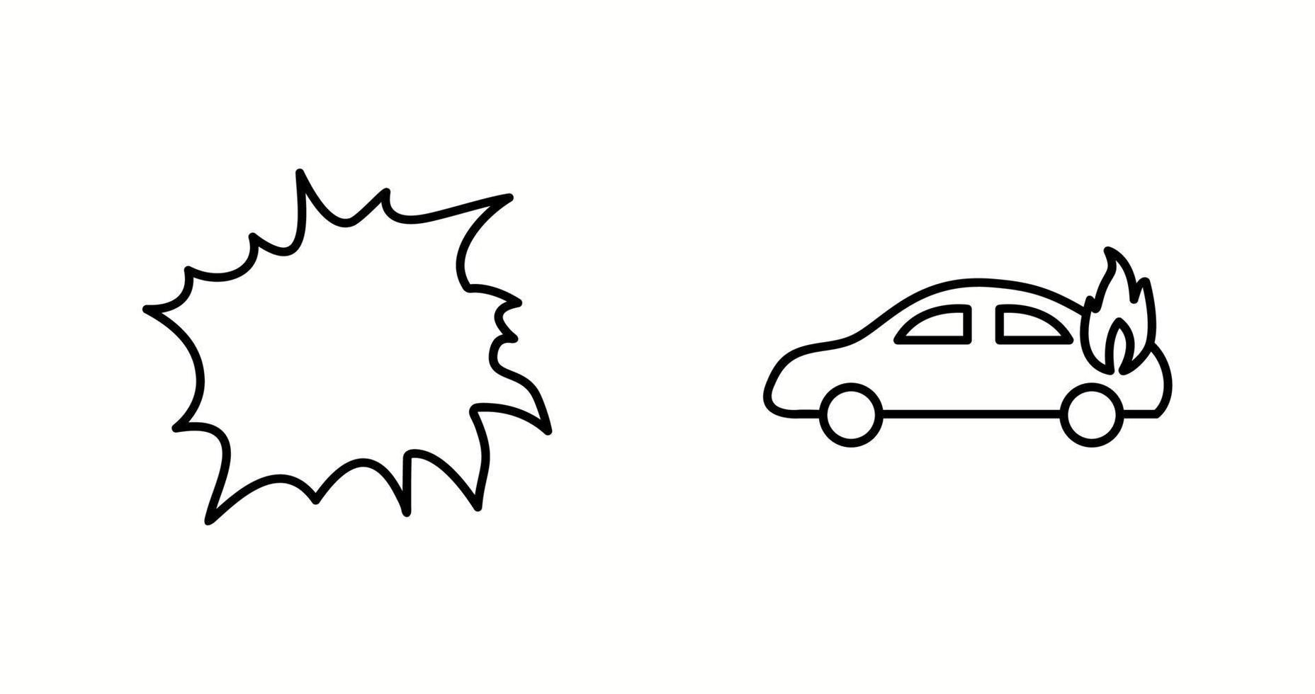 Unique Two Vector Icons Set