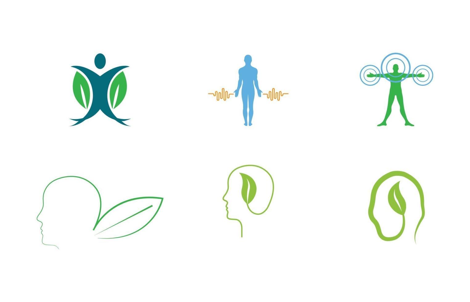 set of natural alternative medicine icons isolated on white background vector