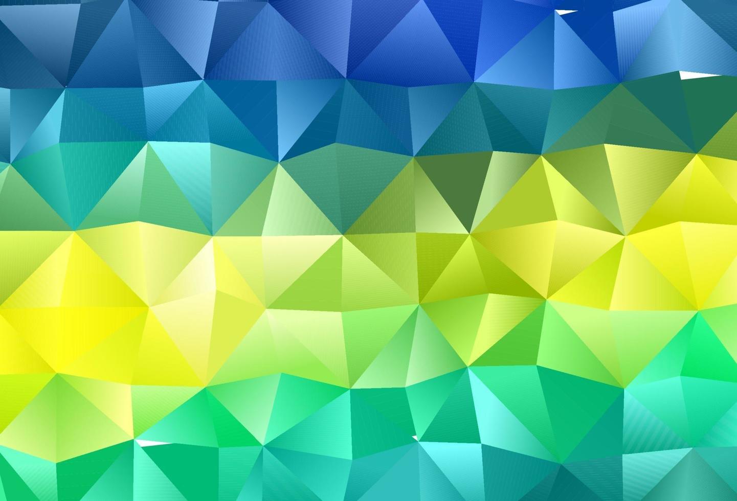 Dark Blue, Yellow vector polygonal template.