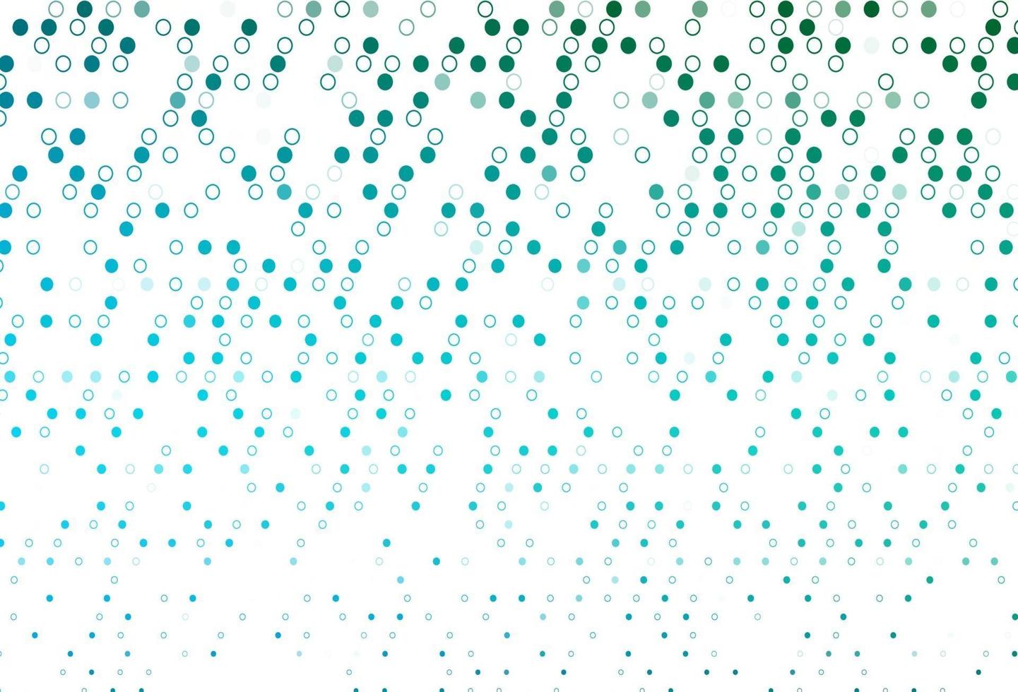 Light Blue, Green vector pattern with spheres.