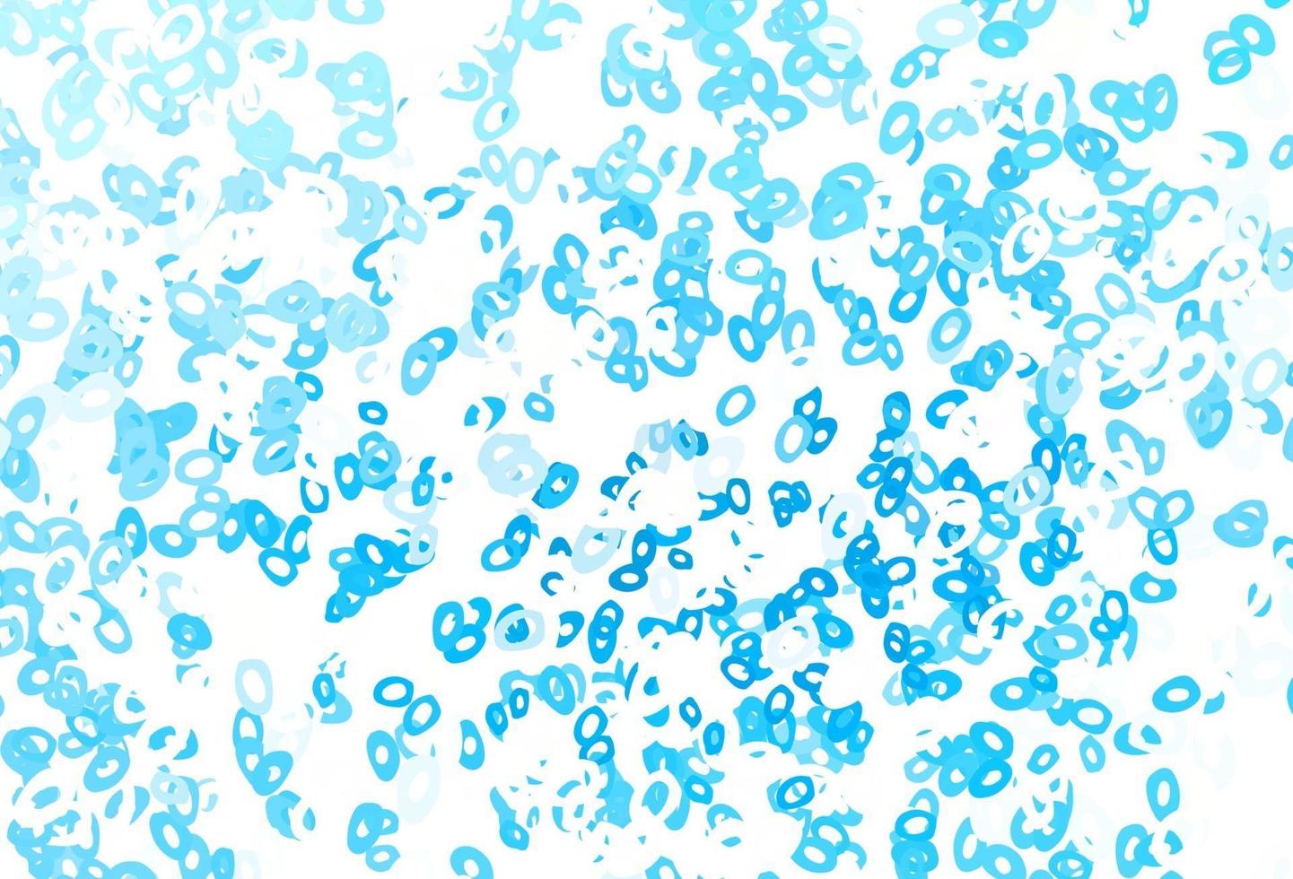 Light Blue, Red vector pattern with spheres.