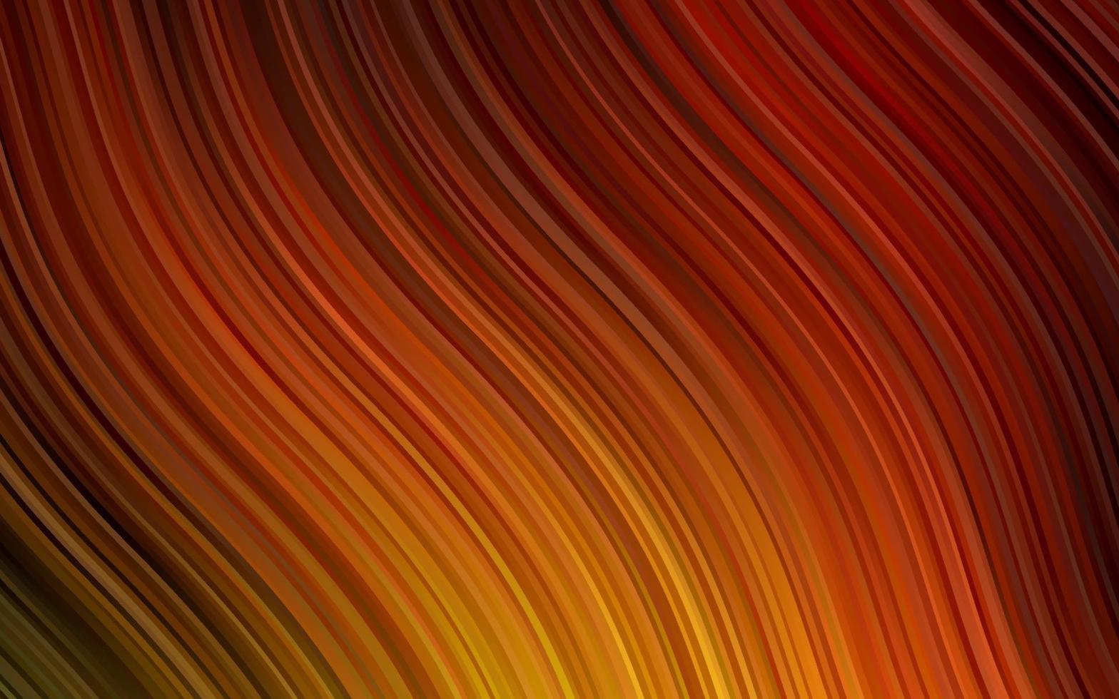 Dark Yellow, Orange vector background with lava shapes.
