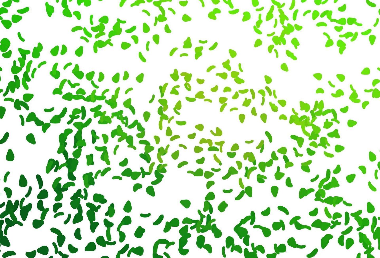 Light Green vector texture with random forms.