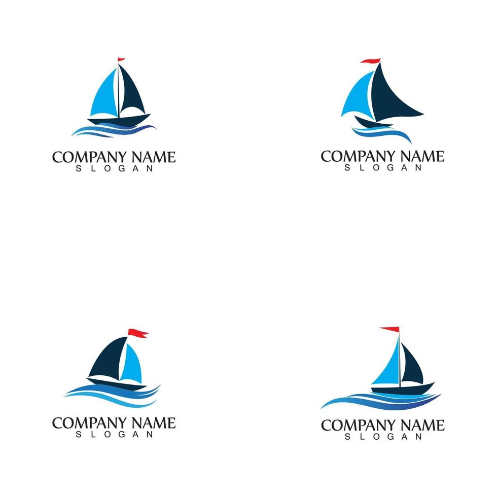 ocean cruise linear ship silhouette simple linear logo-vector vector