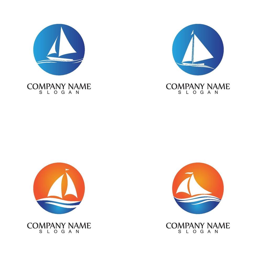 ocean cruise linear ship silhouette simple linear logo-vector vector