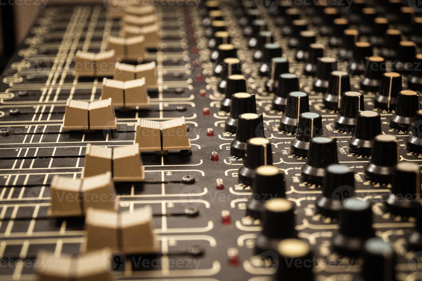 Mixing tool for a sound engineer in a professional recording studio photo