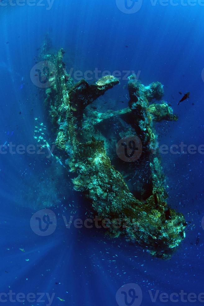 naufragio del barco de la libertad en tulamben foto