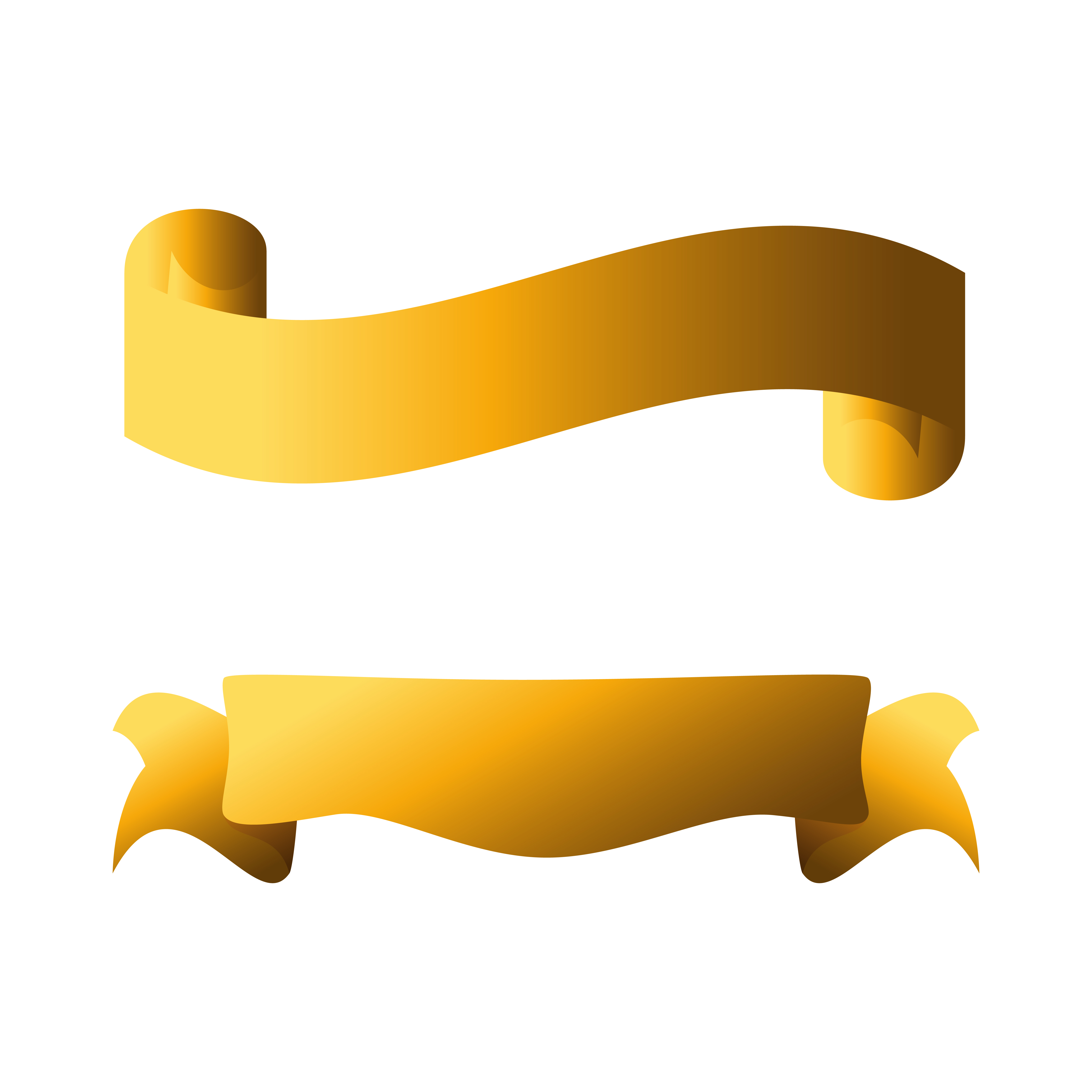Isolated gold ribbon vector design 3248105 Vector Art at Vecteezy