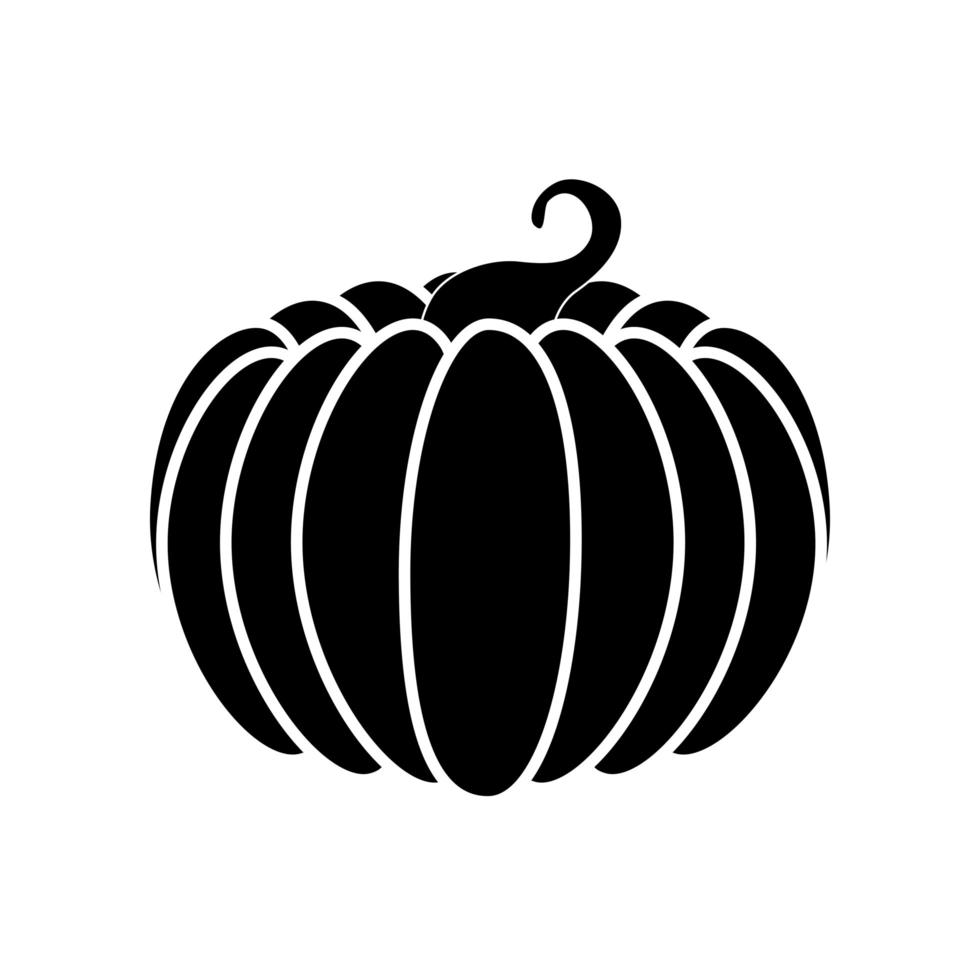 Isolated pumpkin vector design