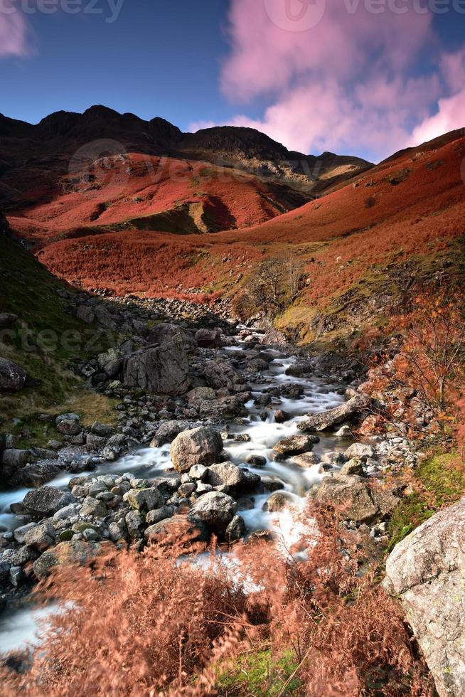 Sunlight on the Bowfell Band photo