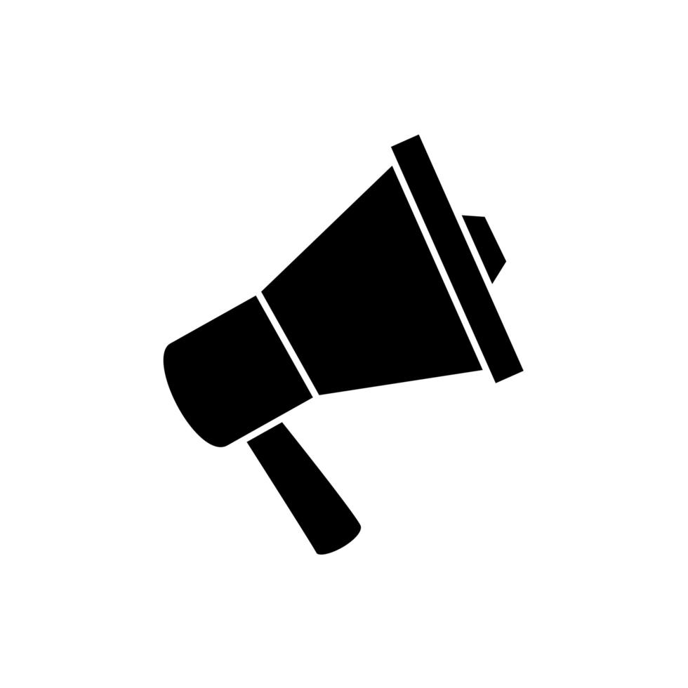 Isolated megaphone icon vector design