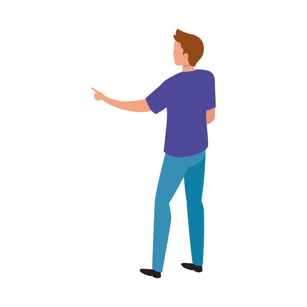 Avatar man person vector design
