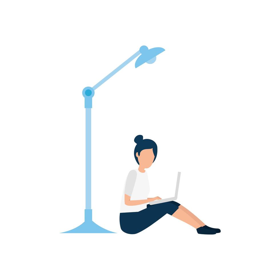 Isolated businesswoman avatar vector design